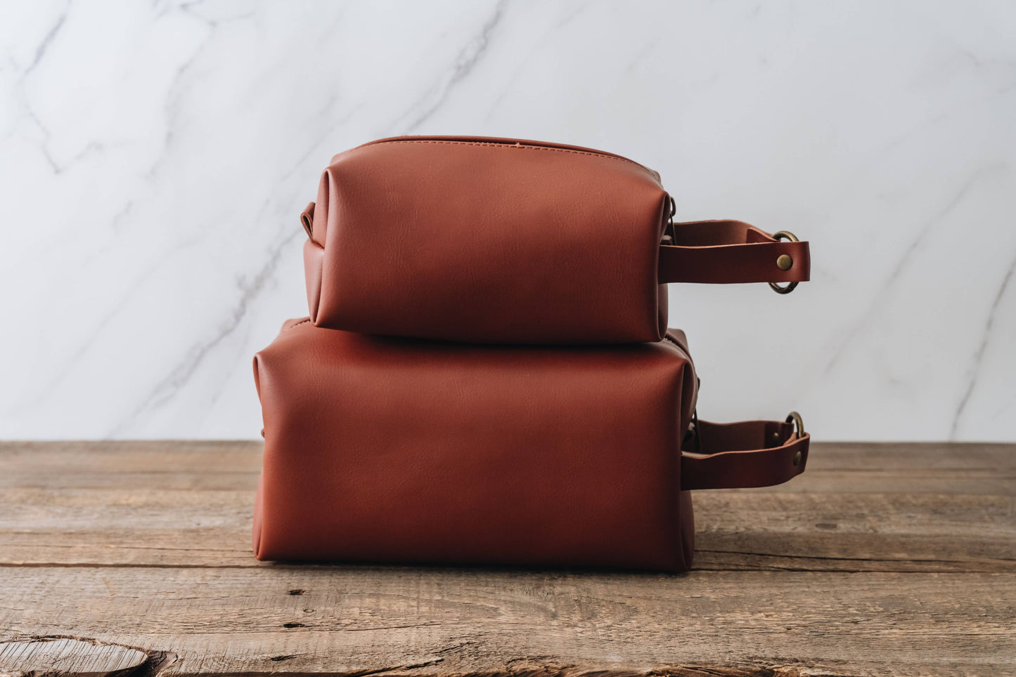 Vegan Leather Toiletry Bag