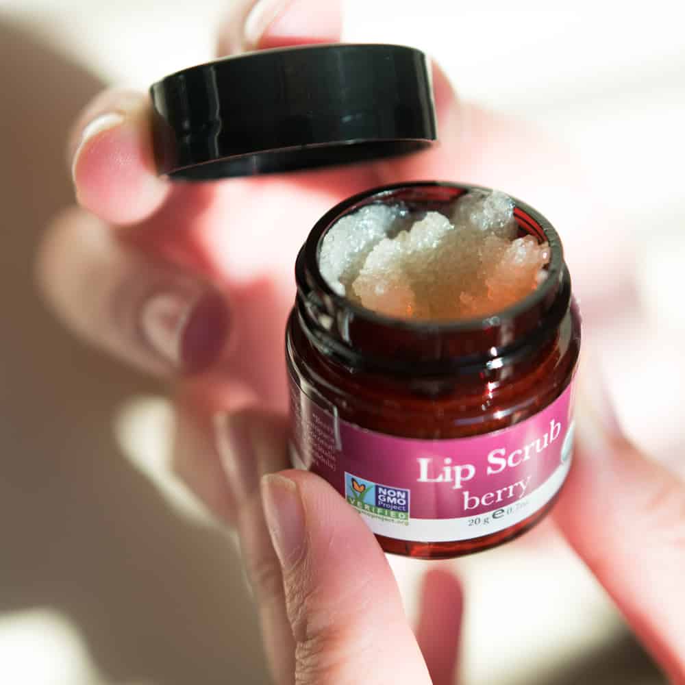 Organic Sugar Lip Scrub 0.7oz (Vanilla, Mint, or Berry)