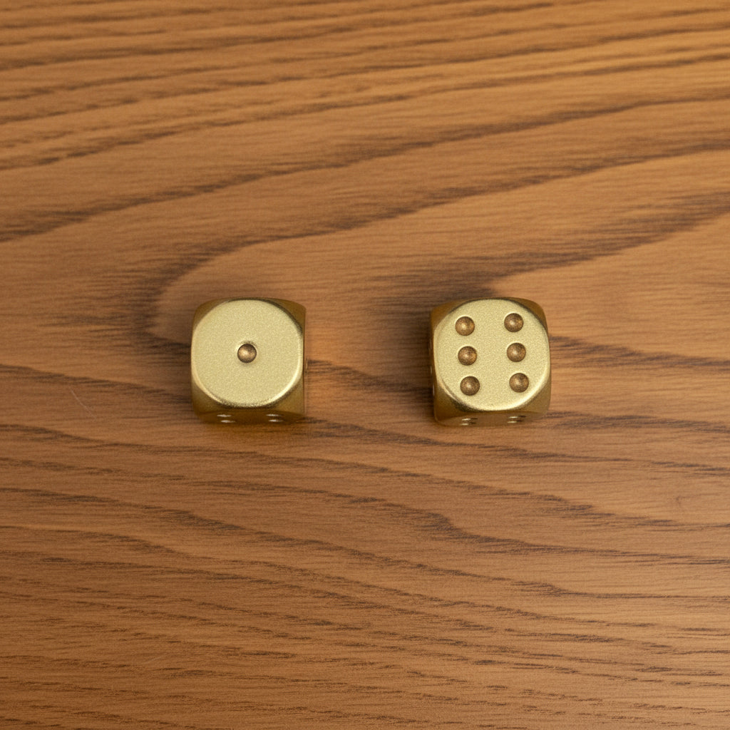 Brass Dice (Two)