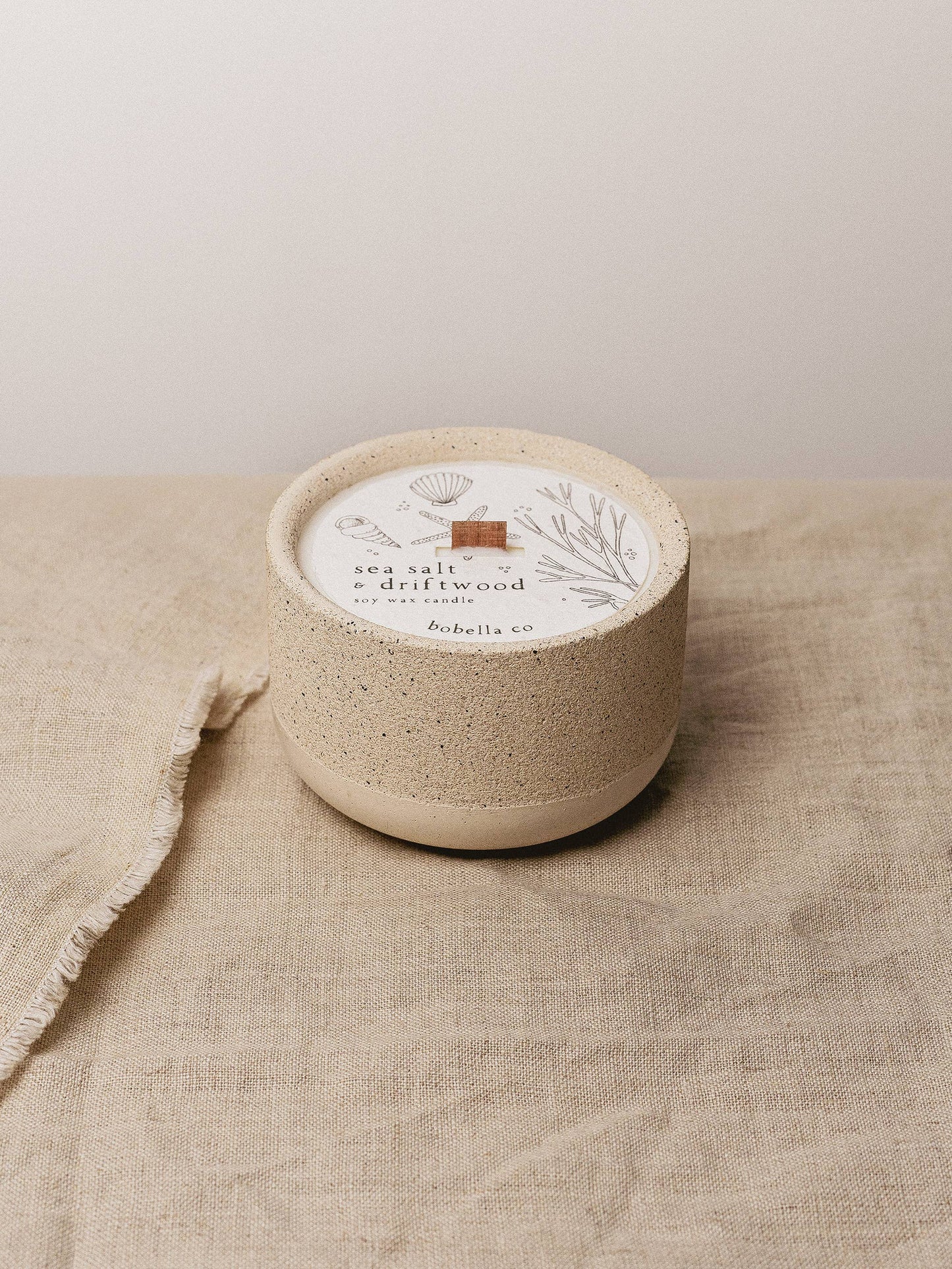 Sea Salt & Driftwood Soy Candle