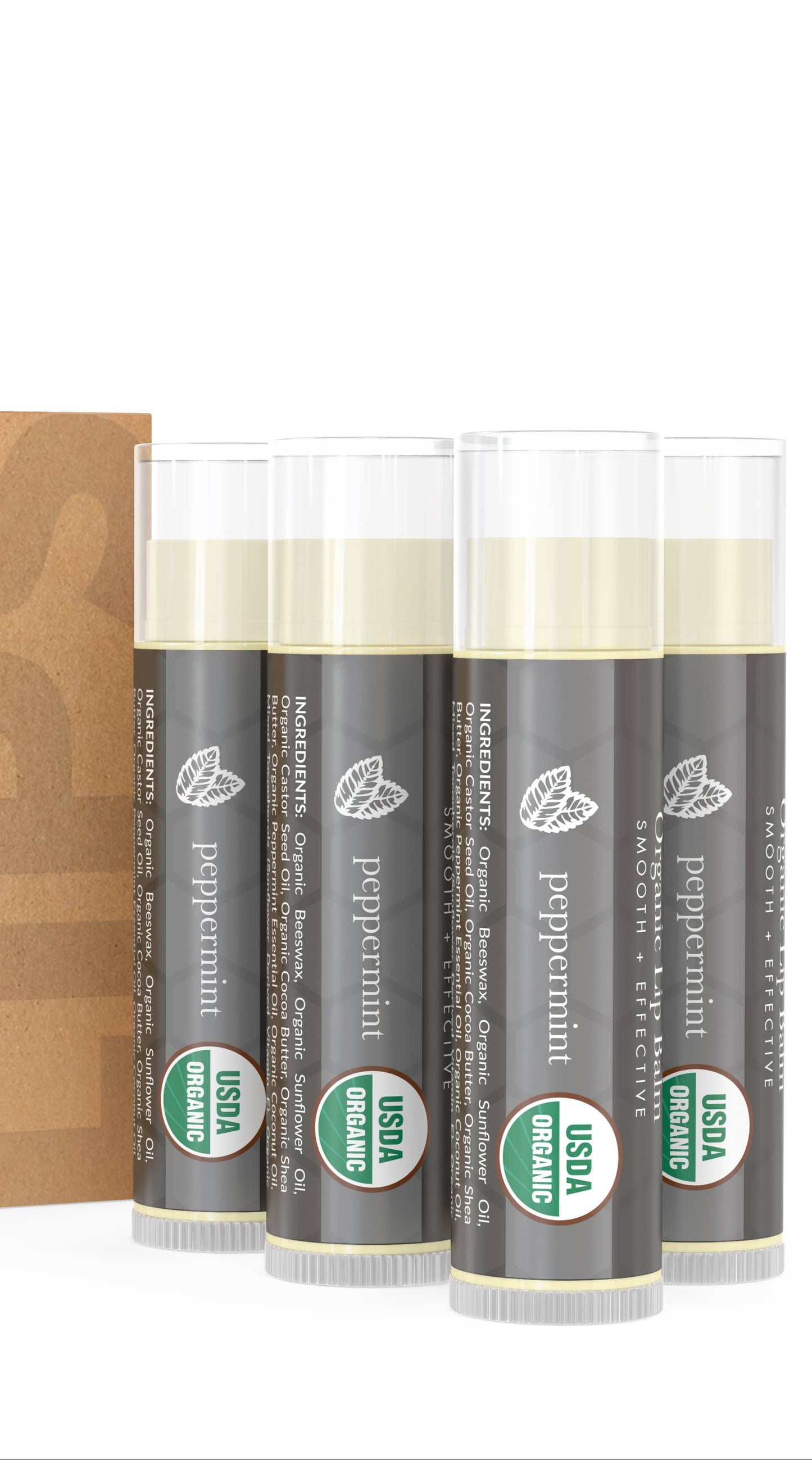 Organic Lip Balm (Peppermint) (Single)
