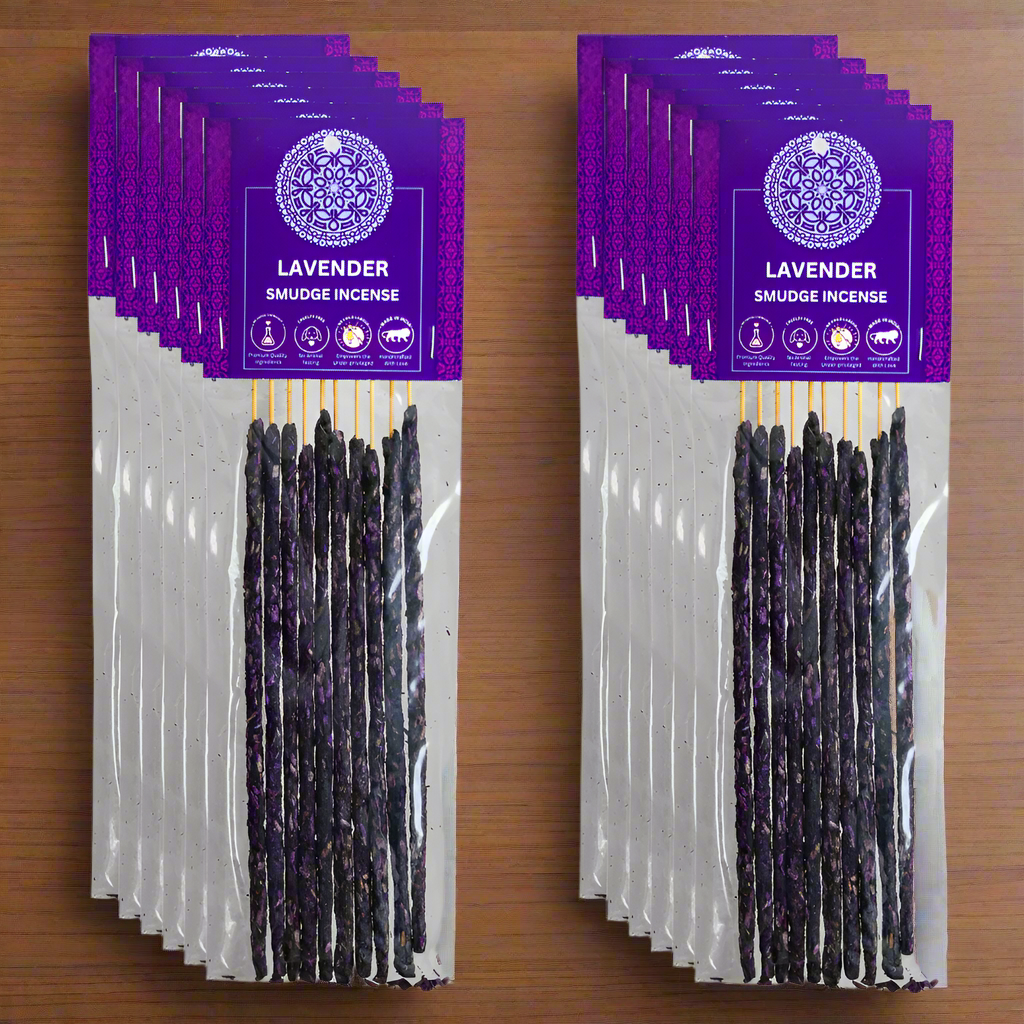 Lavender Smudge Incense Sticks - 10 Sticks