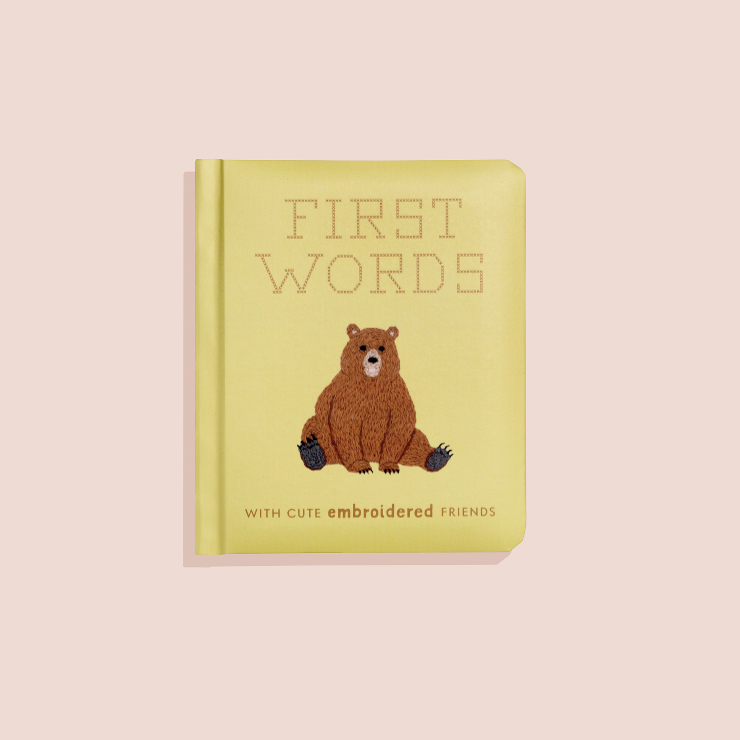 First Words Cute Embroidered Friends Board Book