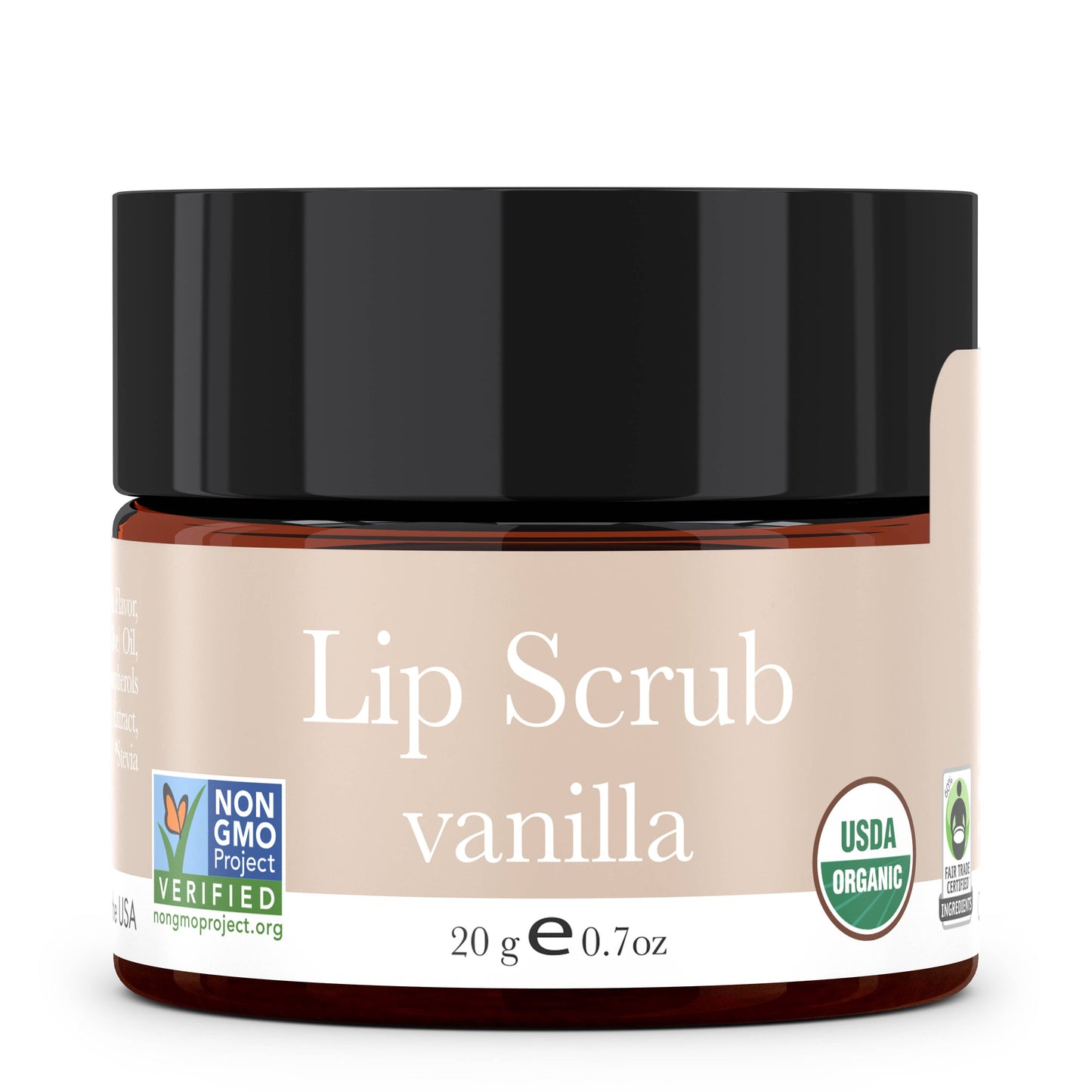 Organic Sugar Lip Scrub 0.7oz (Vanilla, Mint, or Berry)