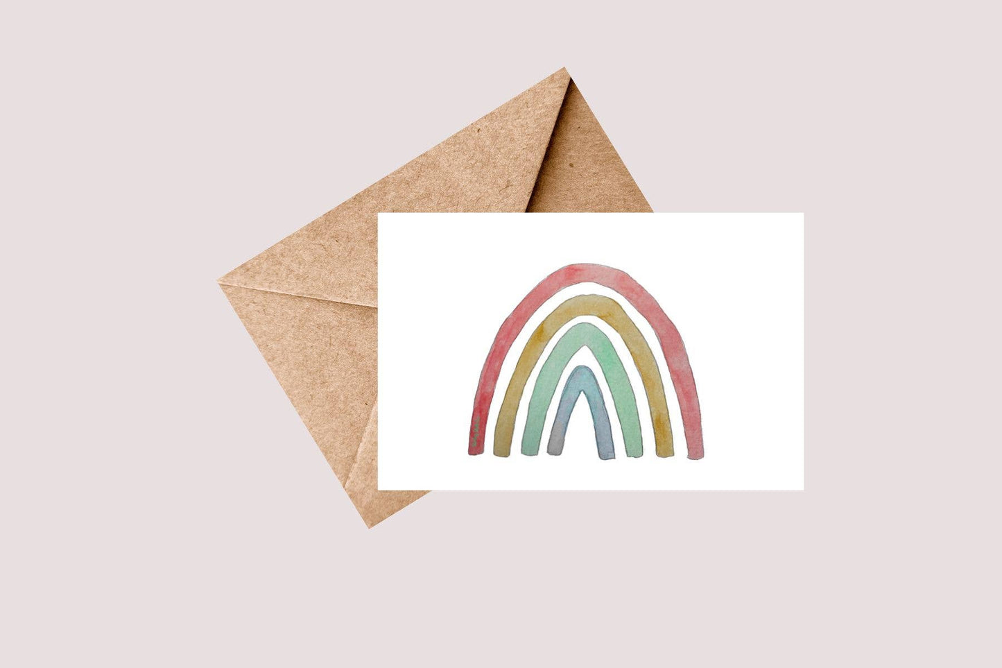 Watercolor Rainbow Greeting Cards