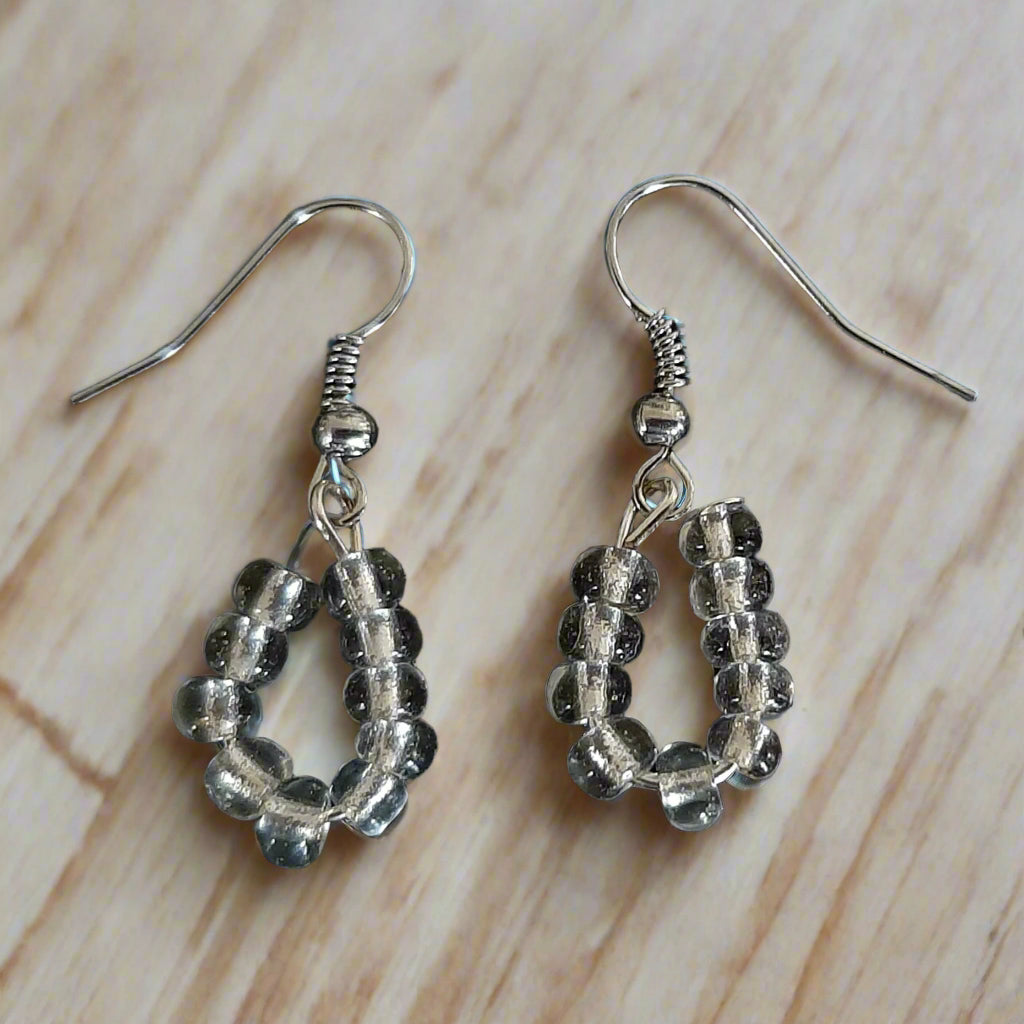 Glass Loop Earrings