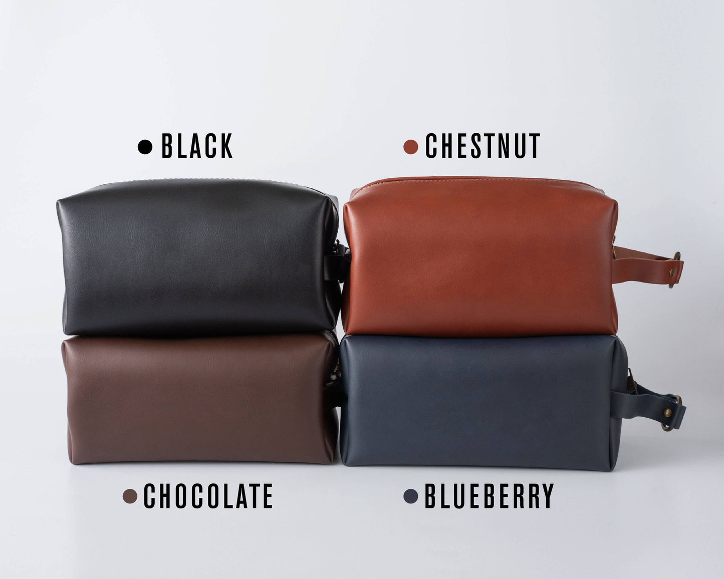 Vegan Leather Toiletry Bag