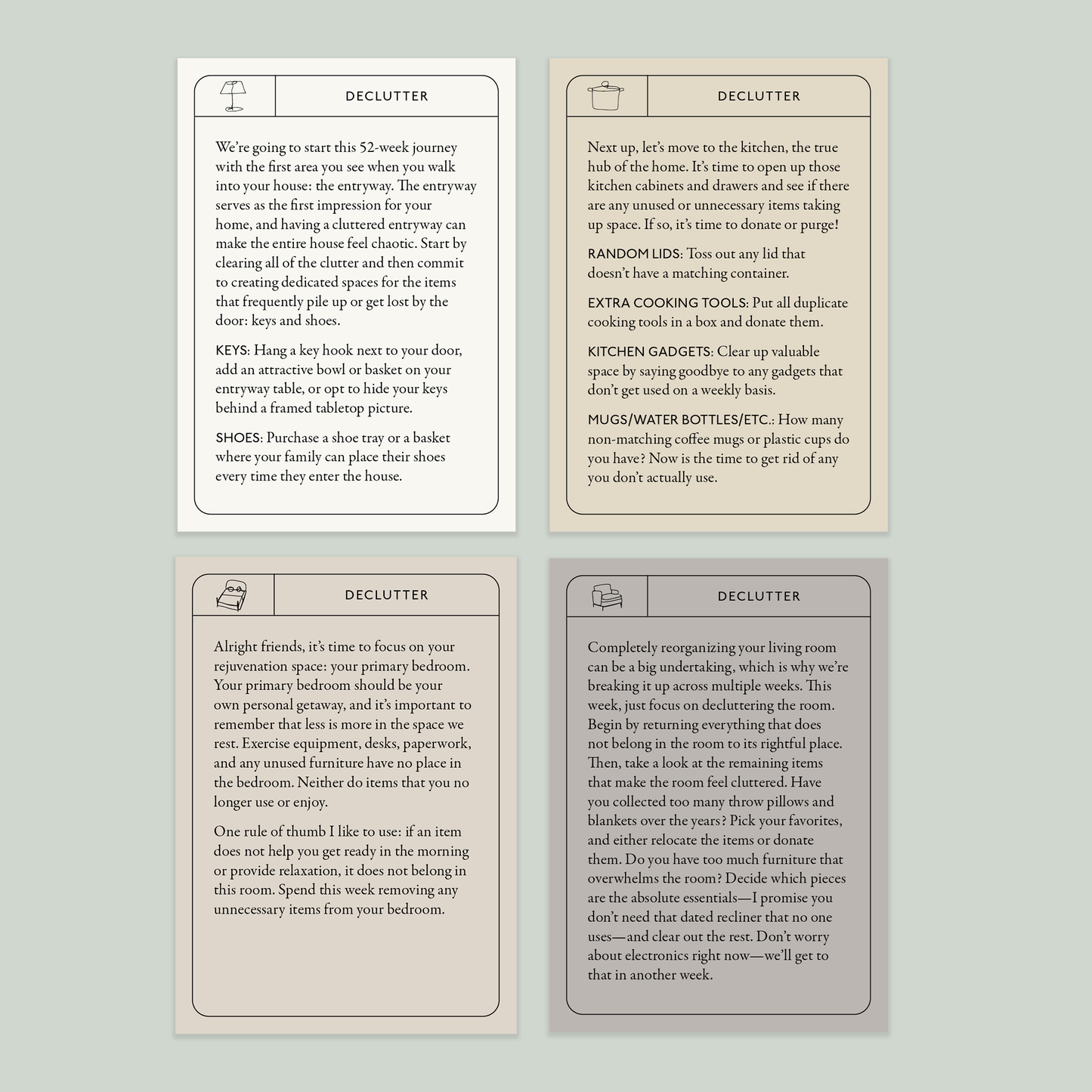 Beautifully Organized 52 Weeks Deck
