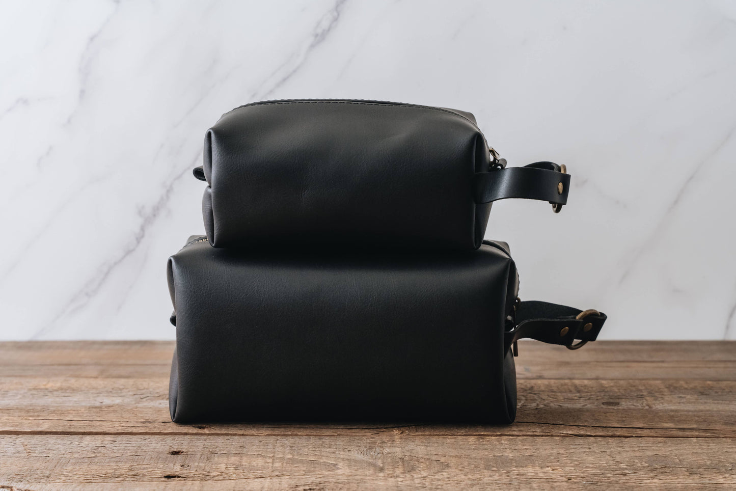 Vegan Leather Toiletry Bag