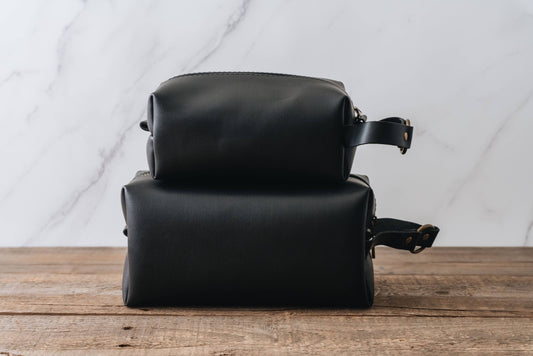 Vegan Leather Toiletry Bag