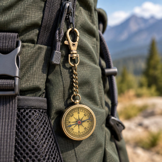 Compass Key Chain